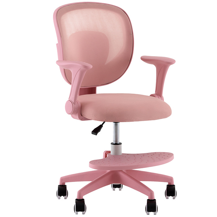 Кресло компьютерное TopChairs Mila розовый Stool Group OUE-2541 pink