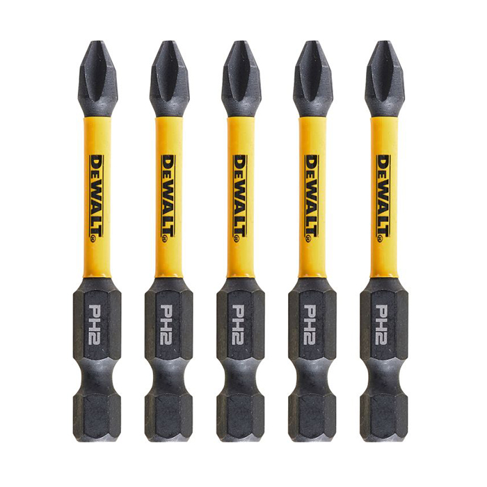 Биты Ph2 50 мм (5 шт) Impact Torsion DT7998T-QZ