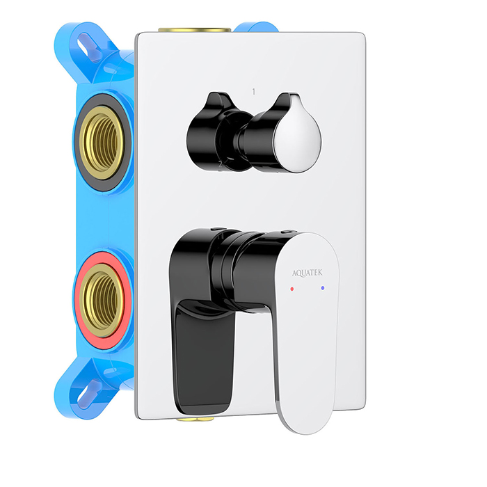 Смеситель для ванны встраиваемый Оберон Aquatek AQ1247CR