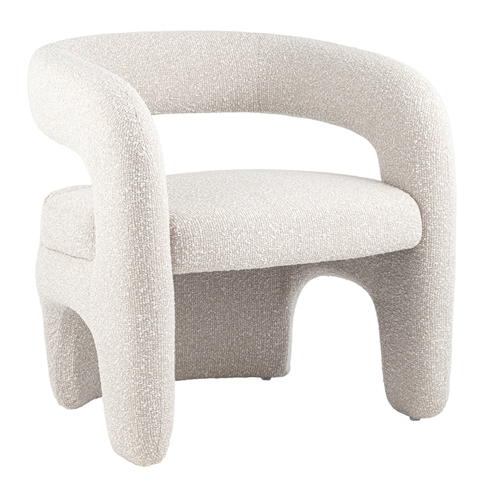 Кресло-лаунж Bones жемчужный Stool Group FDC5014 PEARL