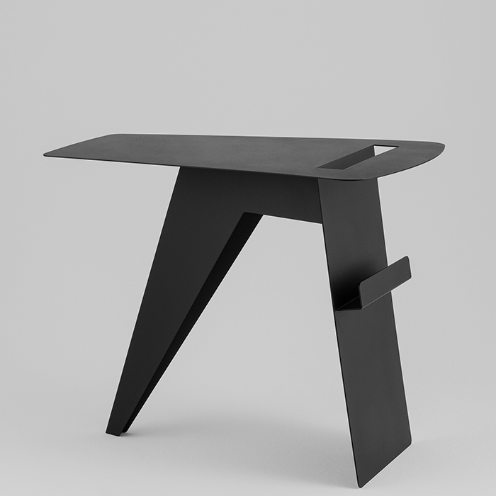 Журнальный столик Mioby металл черный Stool Group MT-112 black