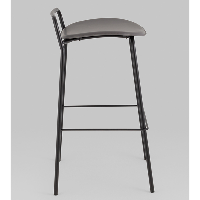 Стул барный Mantis экокожа тёмно-серый Stool Group 9083T dark grey