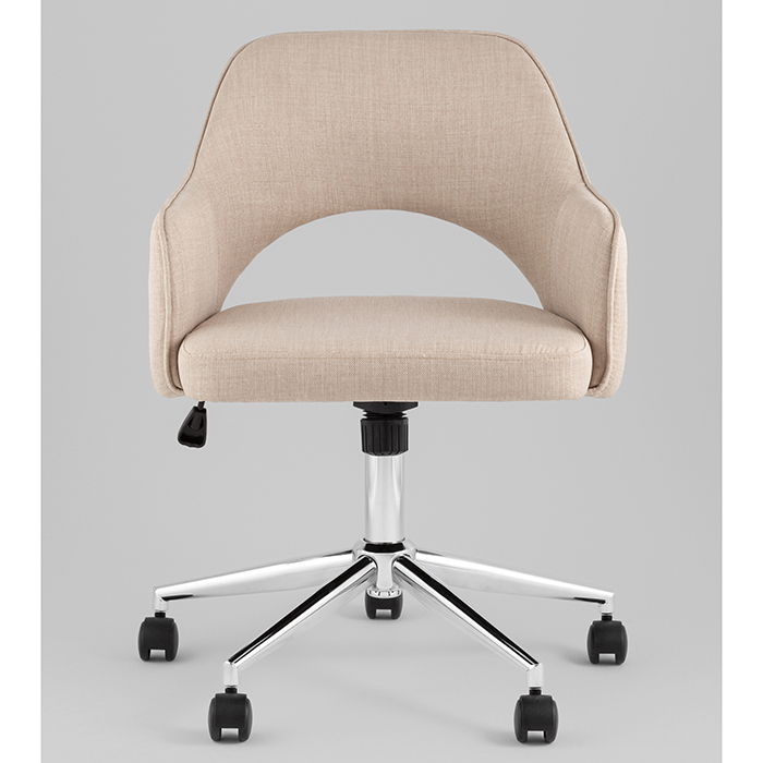 Кресло офисное Кларк рогожка бежевый Stool Group CLARKSON LINEN BEIGE