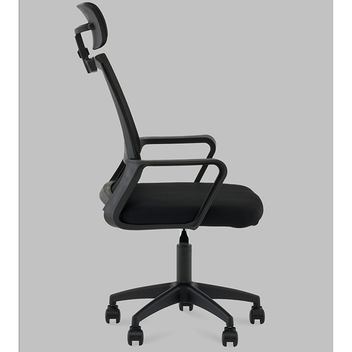 Кресло офисное TopChairs Element чёрный Stool Group OUE-2505 black