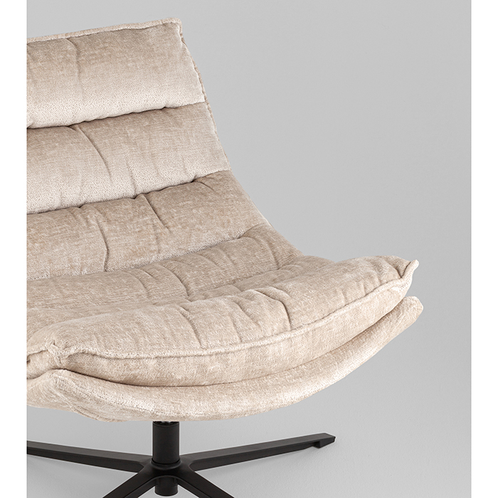 Кресло-лаунж Lazy бежевый Stool Group DM7658 BMG845-902 BEGIE