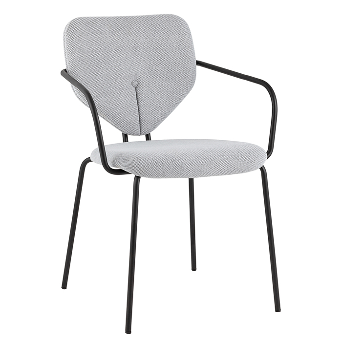 Стул Masey с подлокотниками серый Stool Group B2339-1 Curio-70