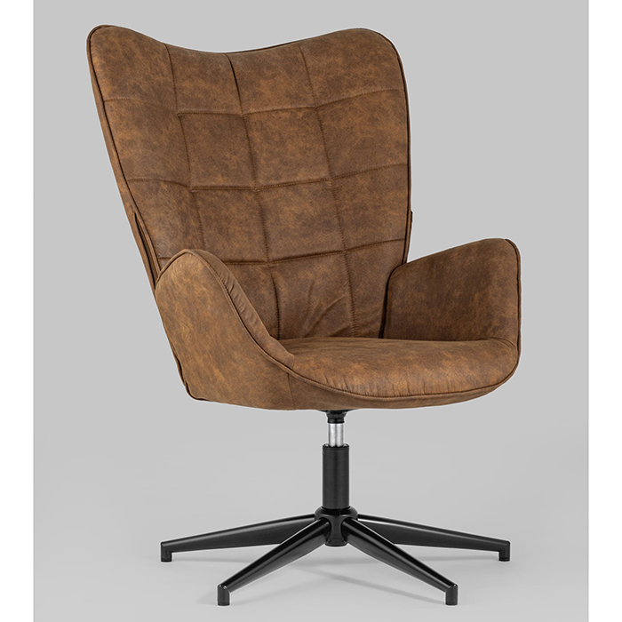 Кресло вращающееся Ирис коричневый Stool Group IRIS BROWN