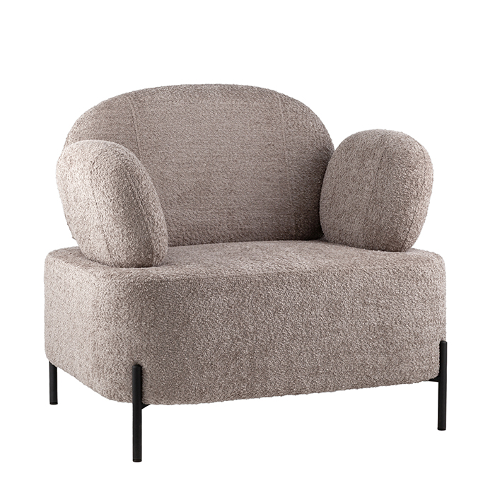 Кресло Кэнди букле капучино Stool Group vd-candy-cm20