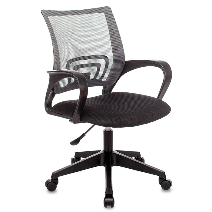 Кресло офисное TopChairs тёмно-серый Stool Group ST-BASIC/DG/TW-11