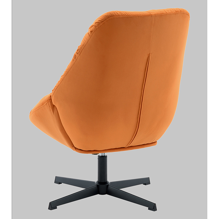 Кресло Оррелл терракотовый Stool Group QH-8347KT HLR-43 orange