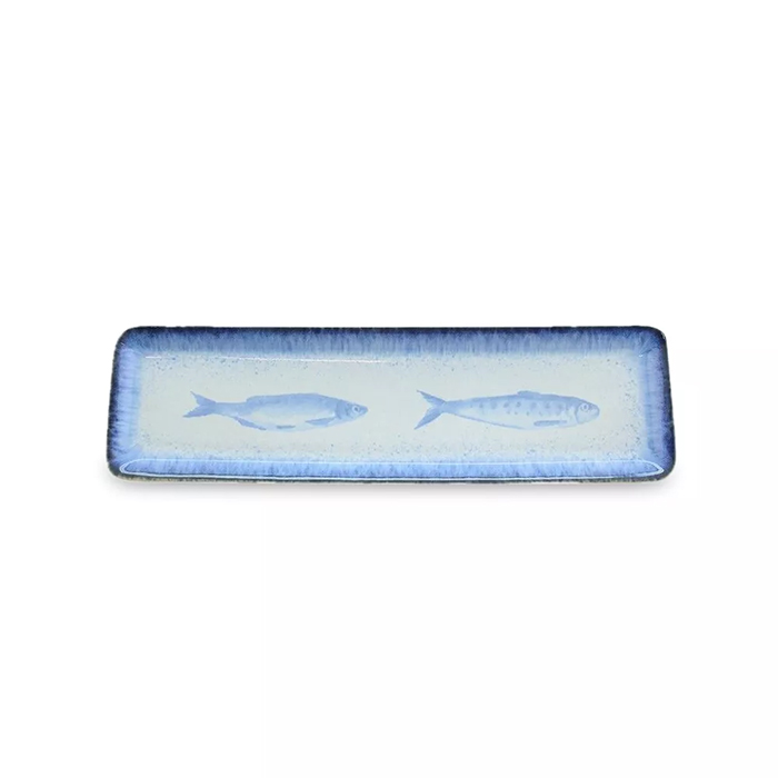 Блюдо прямоугольное 37х10 см Sardinhas Costa Nova FIR372-OCS