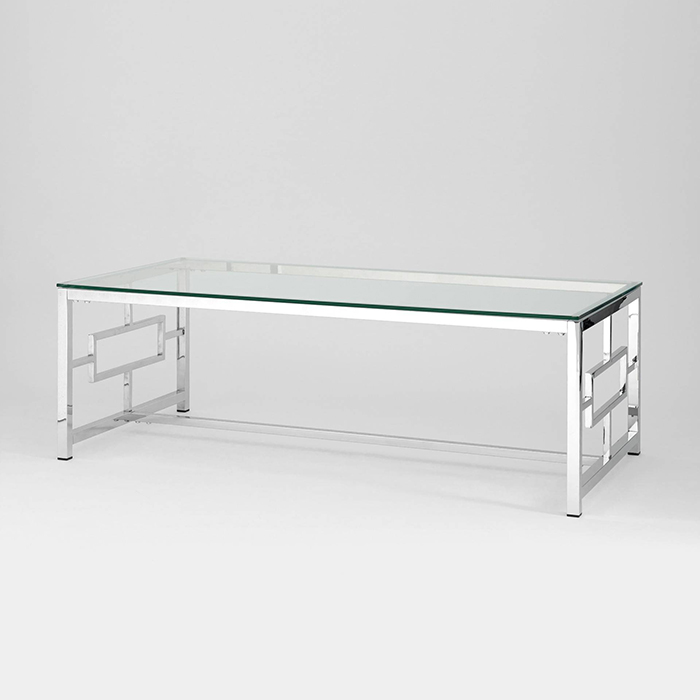 Журнальный стол 120х60 Бруклин стекло Stool Group ECT-013