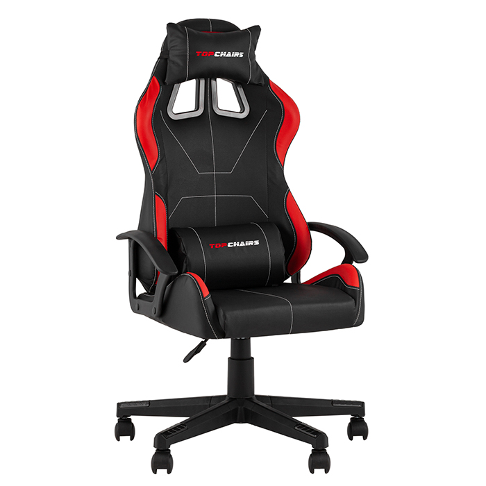 Кресло игровое TopChairs Wyvern чёрно-красный Stool Group GF-8066-6 black+red