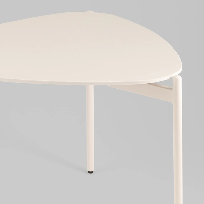 Журнальный столик Erida керамика кремовый Stool Group B-3057-1 white