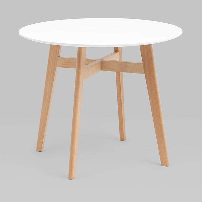 Стол круглый Target Circle D90 белый Stool Group Z-220 black