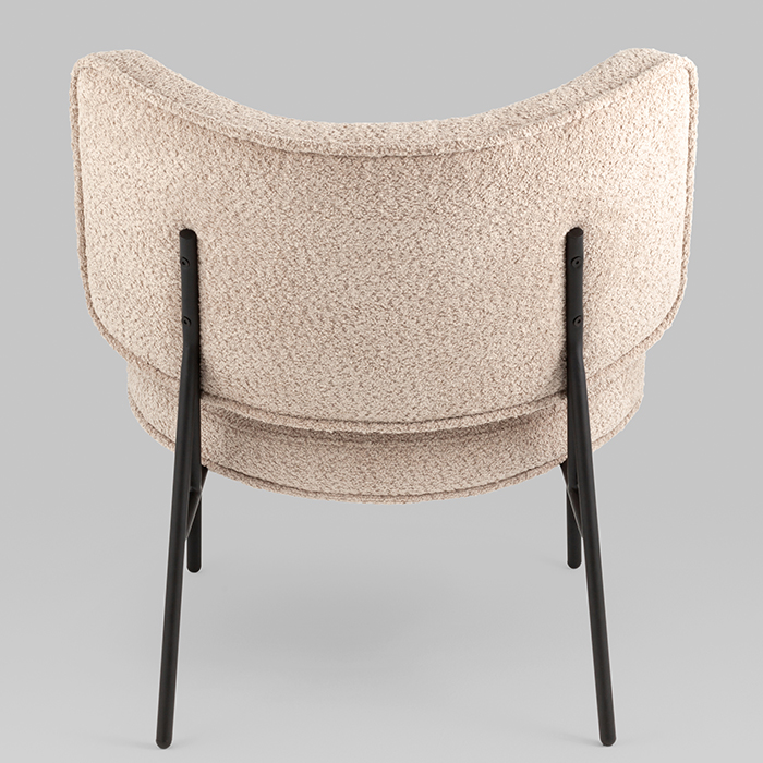 Кресло District Lounge букле капучино Stool Group LV-101-S112-01