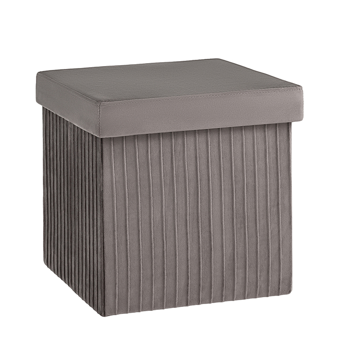 Пуф складной с ящиком Store Square антрацитовый Stool Group HS15-F12 V17