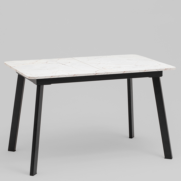 Стол Batu New 120-160 D80 Азул оникс подстолье черное Stool Group AV 1209/1-1200/800-C509-9005