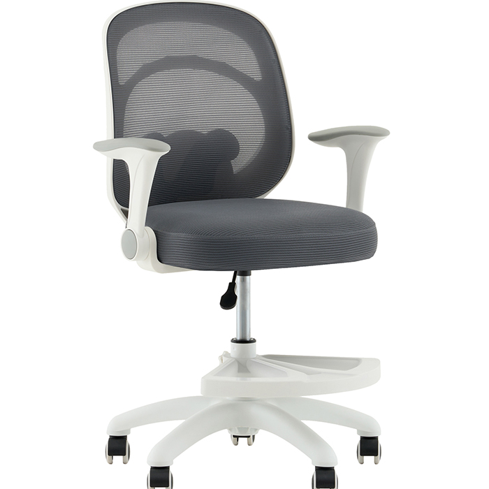 Кресло компьютерное TopChairs Panda серый Stool Group OUE-2546 grey