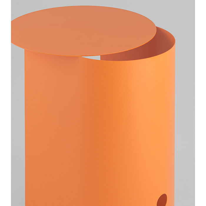Журнальный столик Floire металл оранжевый Stool Group MT-143 DB-009