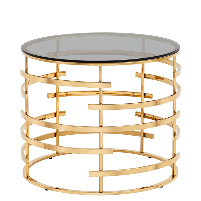 Журнальный столик Инфлюэнс D60 стекло Stool Group EET-181-TG