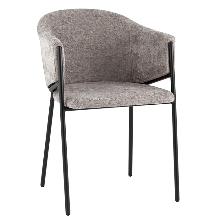 Стул Carmel серый Stool Group DC-3091 3014-17 black legs