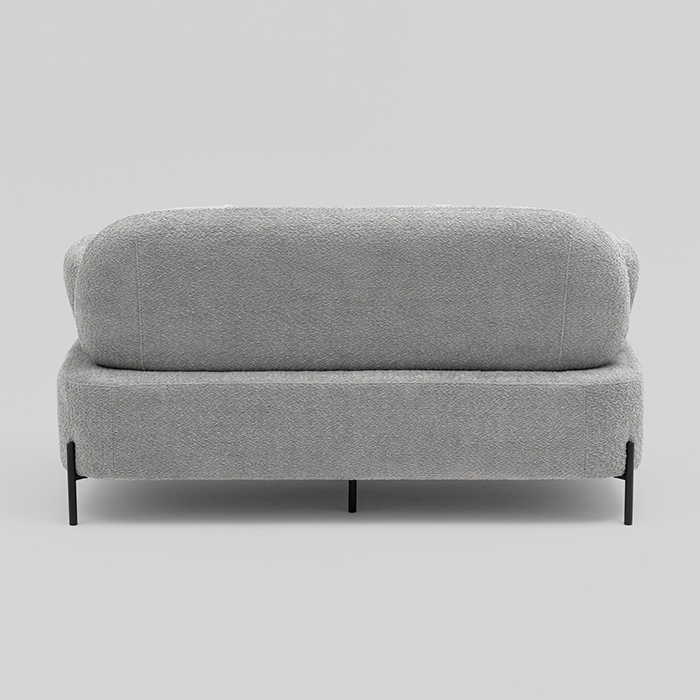 Диван Кэнди букле светло-серый Stool Group vd-dv-candy-cm82