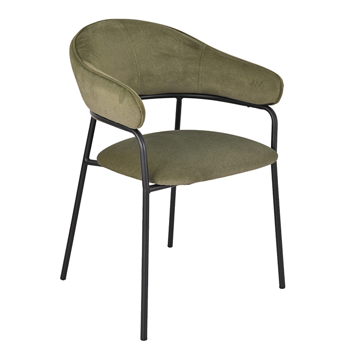 Комплект стульев Leya зелёный (2 шт) Stool Group DX-2548 MOHAIR-353 X2