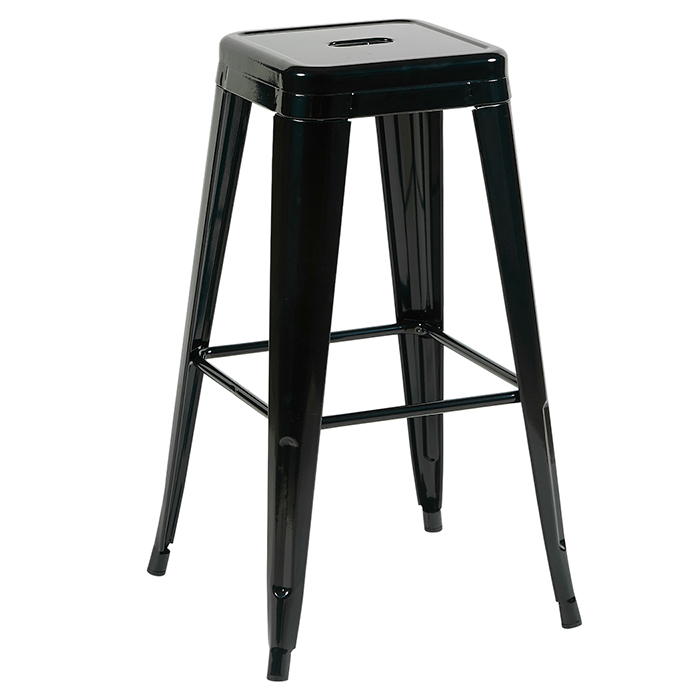 Комплект барных стульев Tolix чёрный (4 шт) Stool Group YD-H765 KD LG-01 X4