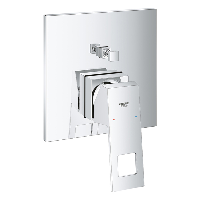 Смеситель для ванны с переключателем (внешняя часть) Eurocube Grohe 24062000