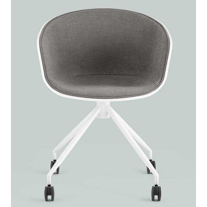 Кресло офисное Libra рогожка серый Stool Group SL-7040ZB grey