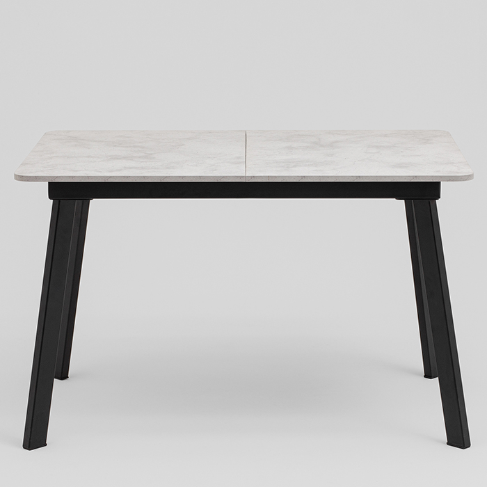 Стол Batu New 120-160 D80 Ароза светлая подстолье черное Stool Group AV 1209/1-1200/800-U701-9005