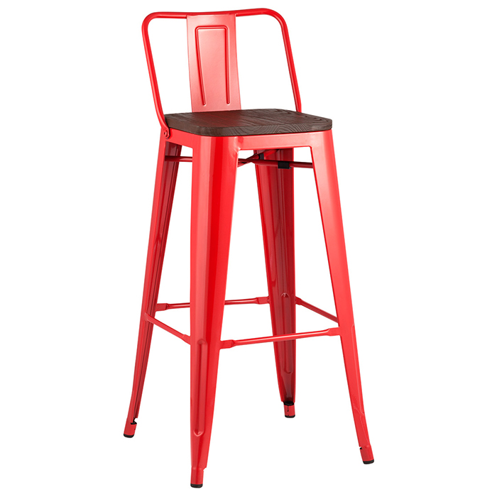 Комплект барных стульев Tolix красный (6 шт) Stool Group YD-H765E-W LG-03 X6