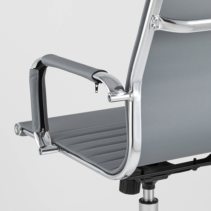 Кресло офисное TopChairs City серый Stool Group D-101 grey