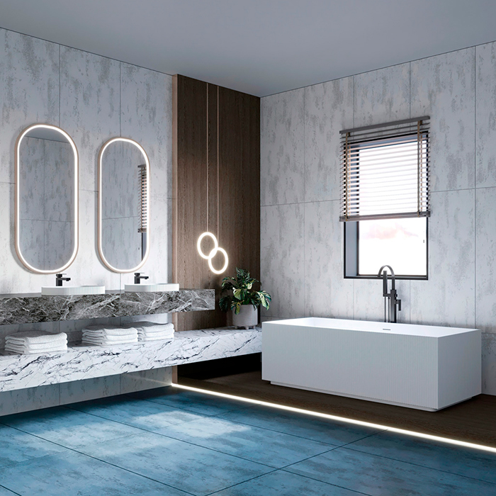 Керамогранит Metallic  Azul NT Ceramic NTT99608M