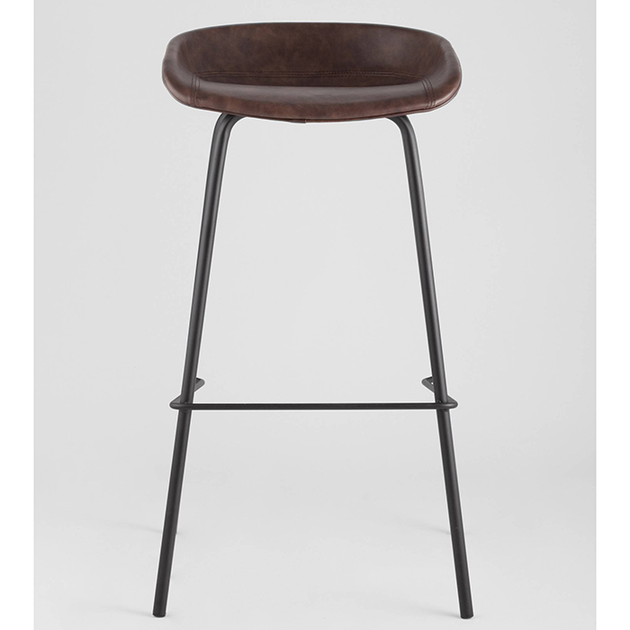 Стул барный Турин коричневый экокожа Stool Group 8319TB BROWN