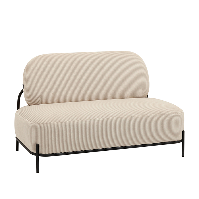 Диван Стоун велюр рельефный молочный Stool Group vd-dv-stone-cl-bone