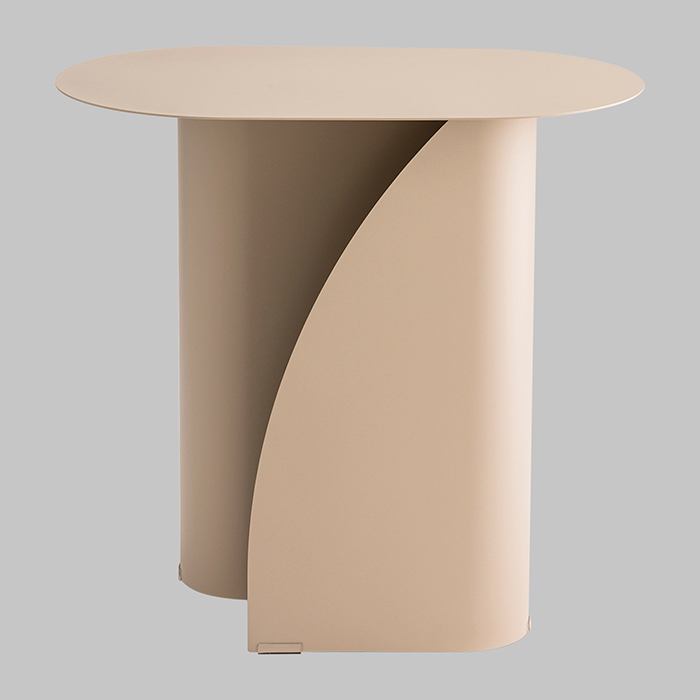 Журнальный столик Yvaine металл бежевый Stool Group MT-104-1 DB-003