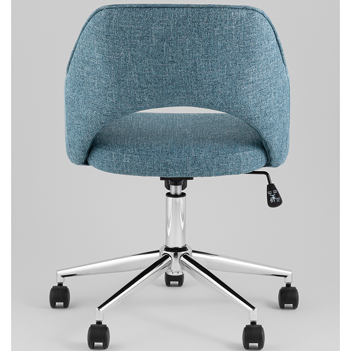 Кресло офисное Кларк рогожка синий Stool Group CLARKSON TWEED BLUE