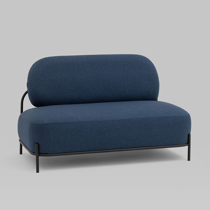 Диван Стоун рогожка синий Stool Group vd-dv-stone-f80