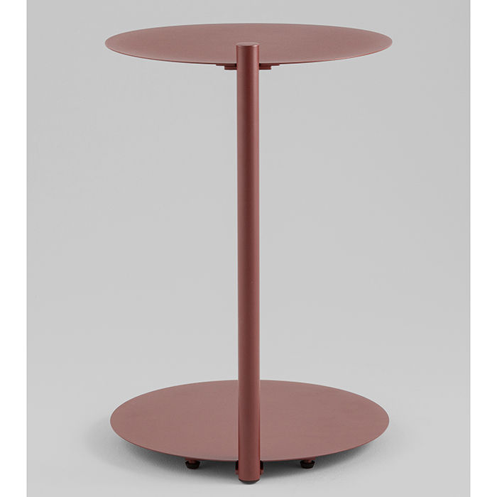 Журнальный столик Siara металл бордовый Stool Group MT-214 DB-032