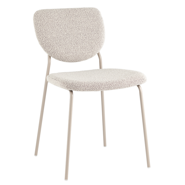 Стул Gigi серо-бежевый букле Stool Group DRC-9155-B URL426-2 Creamy