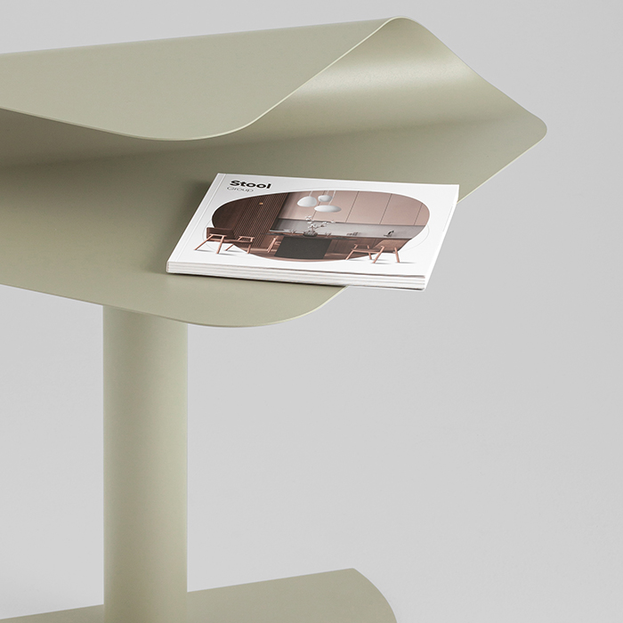 Журнальный столик Cornea металл оливковый Stool Group MT-199 14-6408