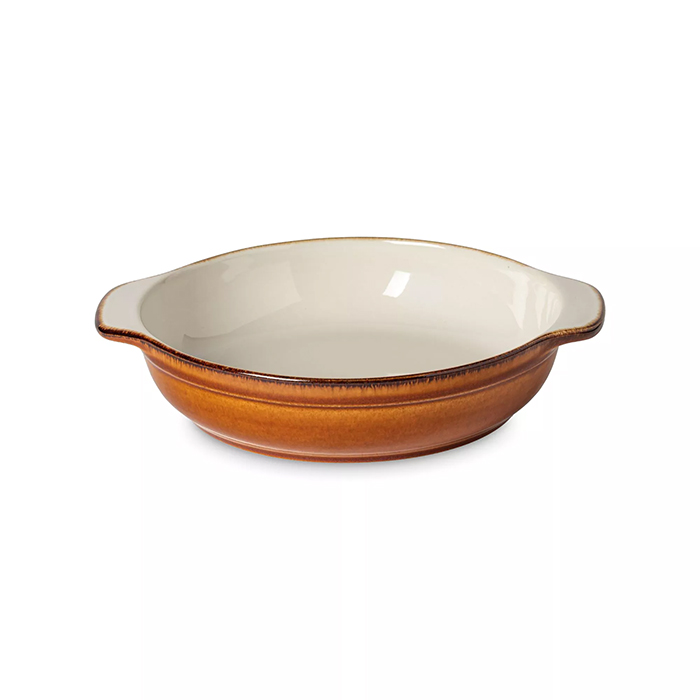Блюдо круглое для запекания Cream-caramel 25 см Poterie Costa Nova AP251-CRM
