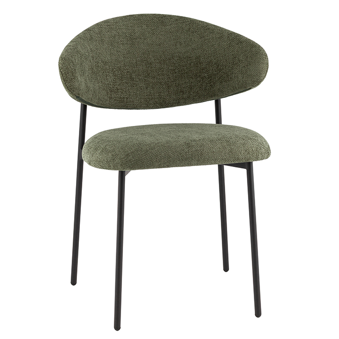 Стул Evan шенилл зеленый Stool Group LV-125-Pa222-01