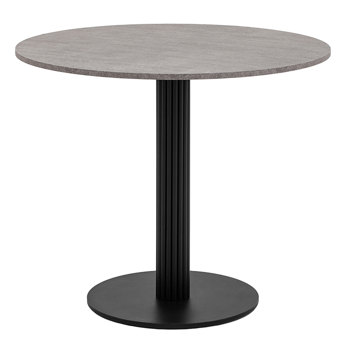 Стол круглый Фризбин D90 Сегни темный основание черное Stool Group AV 1324-900-C317CB-9005