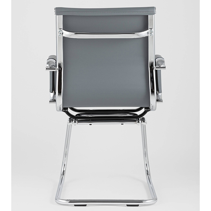 Стул офисный TopChairs Visit серый Stool Group D-101L grey