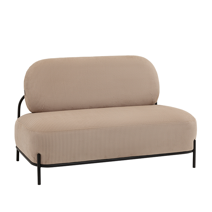 Диван Стоун велюр рельефный бежевый Stool Group vd-dv-stone-cl-cream