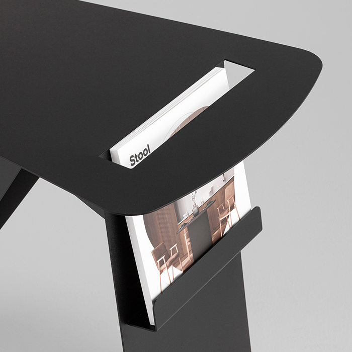 Журнальный столик Mioby металл черный Stool Group MT-112 black