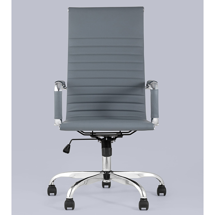 Кресло офисное TopChairs City серое Stool Group D-101H GREY
